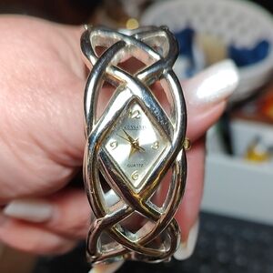 Kessaris Hinged Cuff Watch